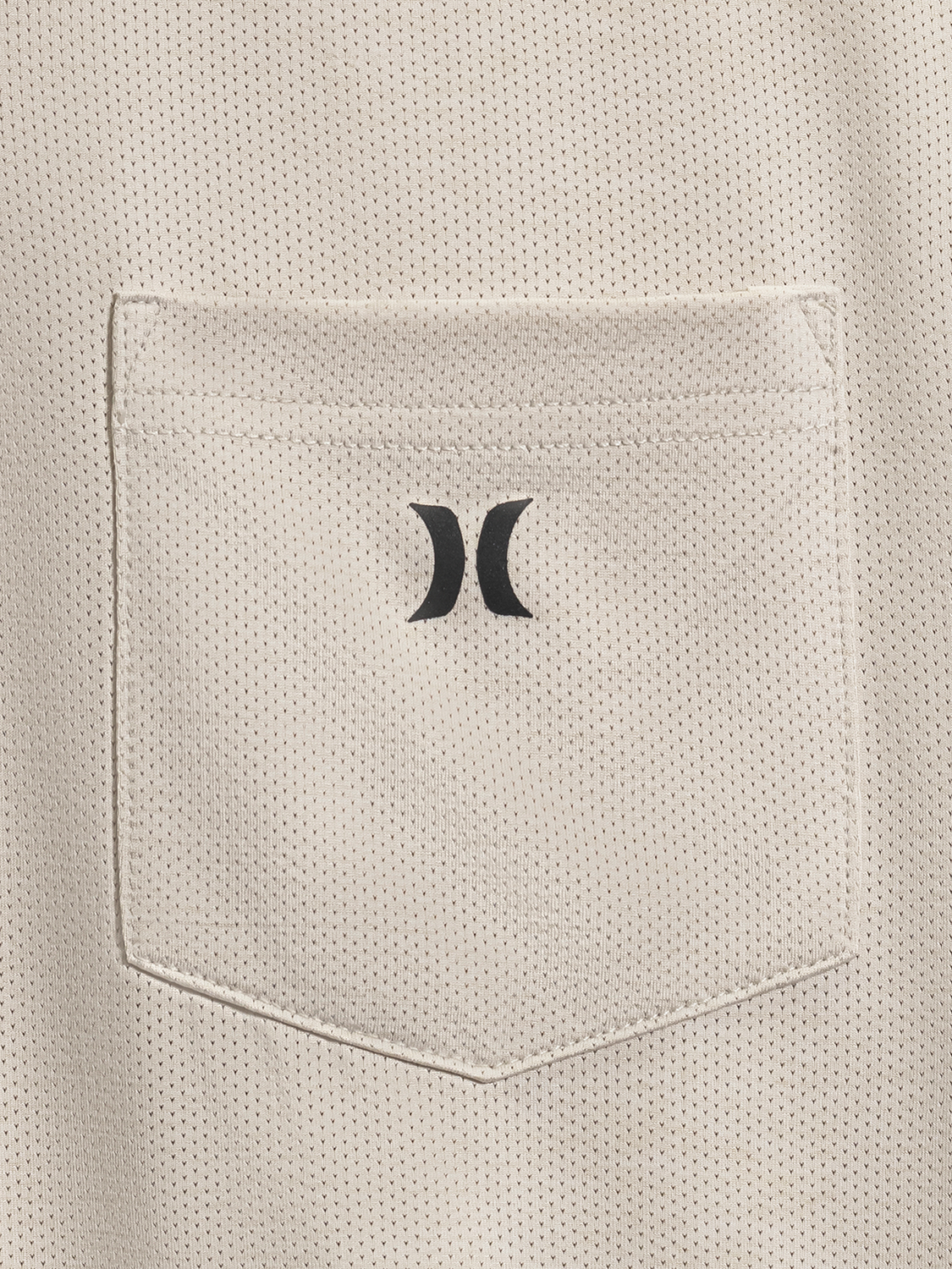 Air Mesh Pocket Polo in Bone