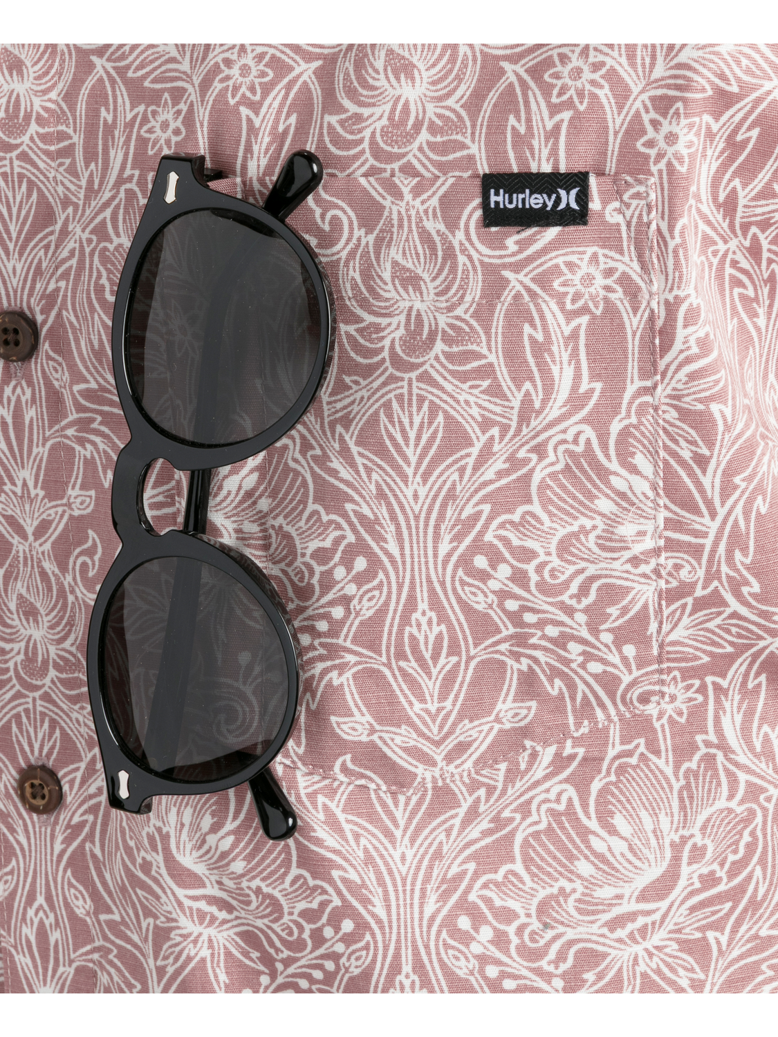 Lido Stretch Short Sleeve in Phantom Rose