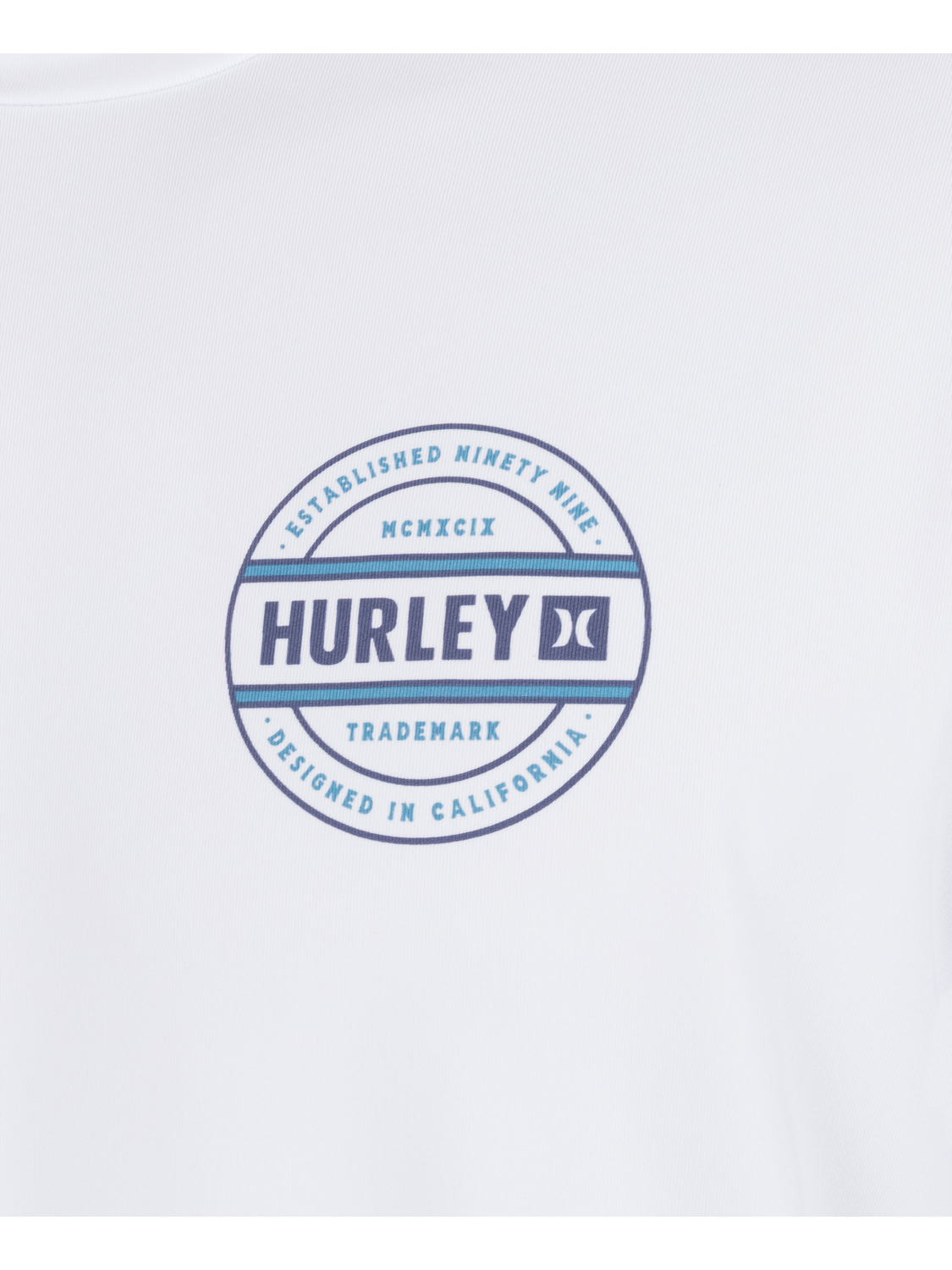 Hybrid UPF Short Sleeve in White Combo