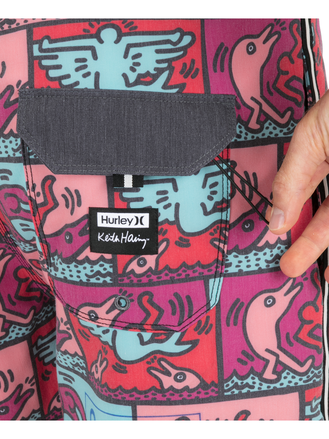 Hurley x Keith Haring Phantom Eco Sessions 16" Boardshort in Black