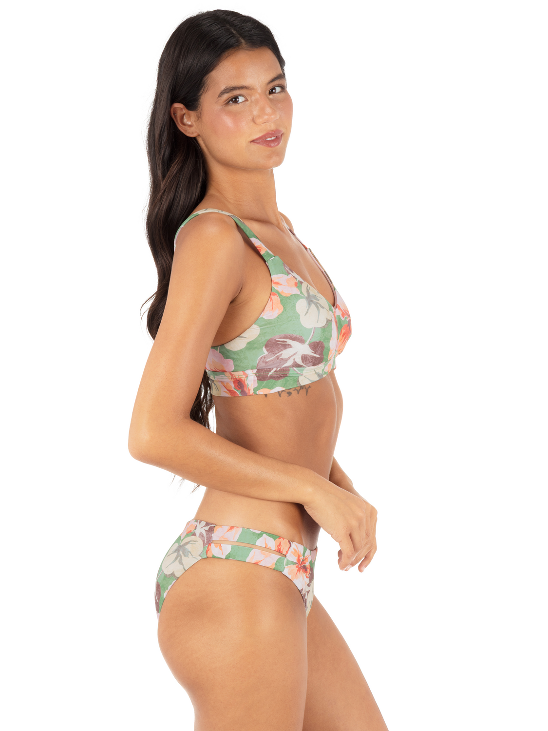 Gingko Cloud Max Pull On Strappy Top in Gingko Cloud / Terracotta