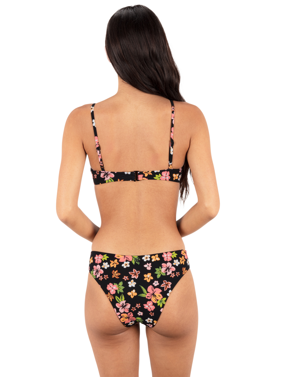 Max Hibiscus Dream Bralette in Black Floral