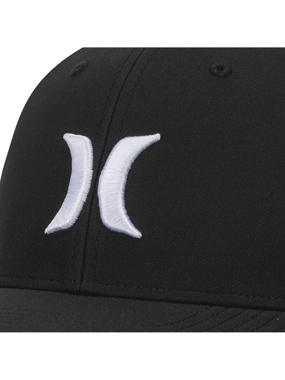 Icon Stretch Fit Hat in Black/White