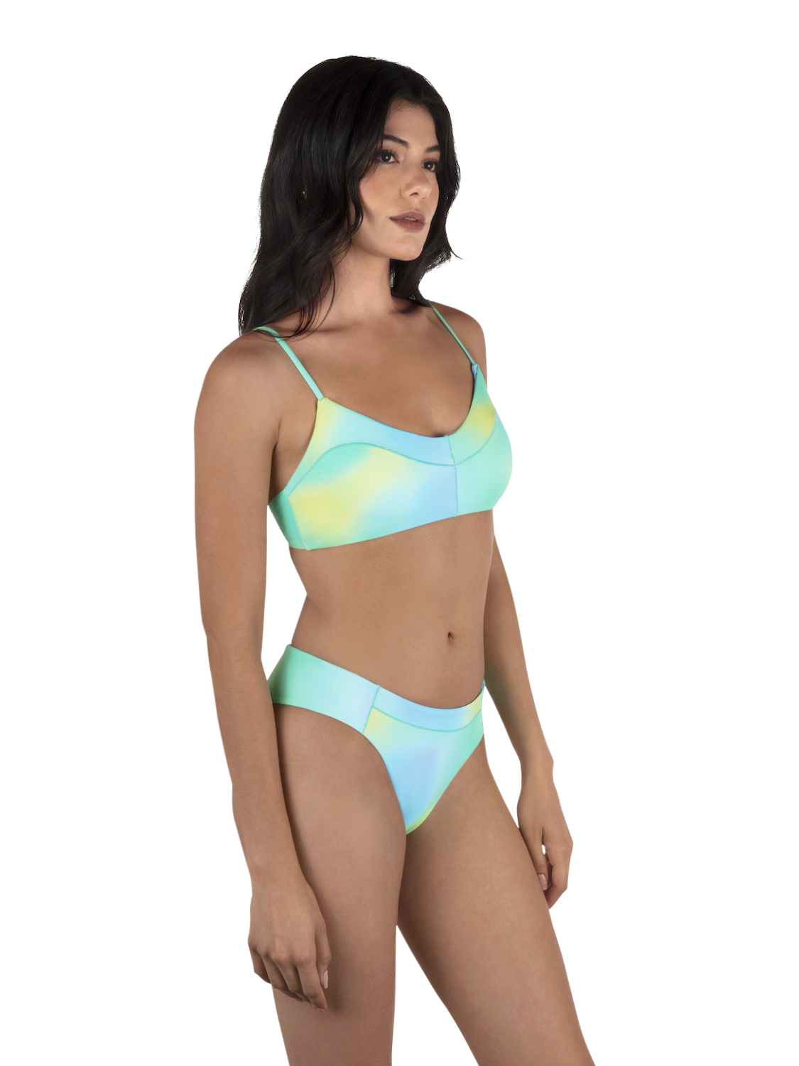 Sunset Ombre Max Cheeky Bottom in Limeaide