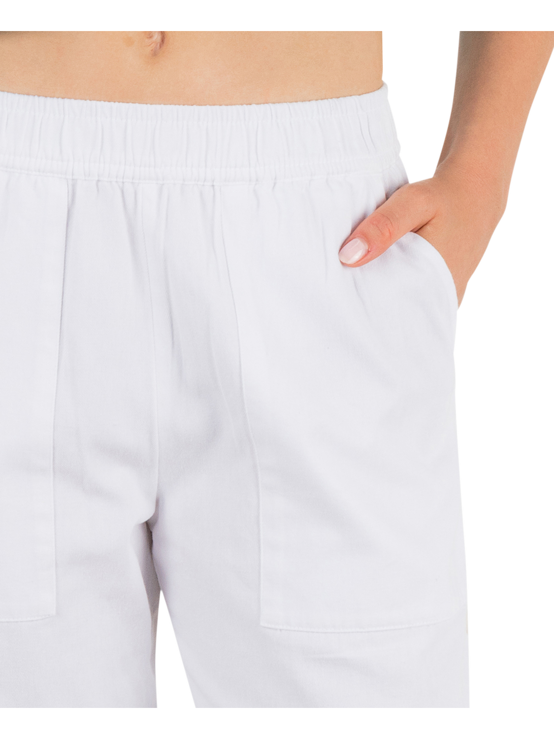 Wavy Days Pant in White