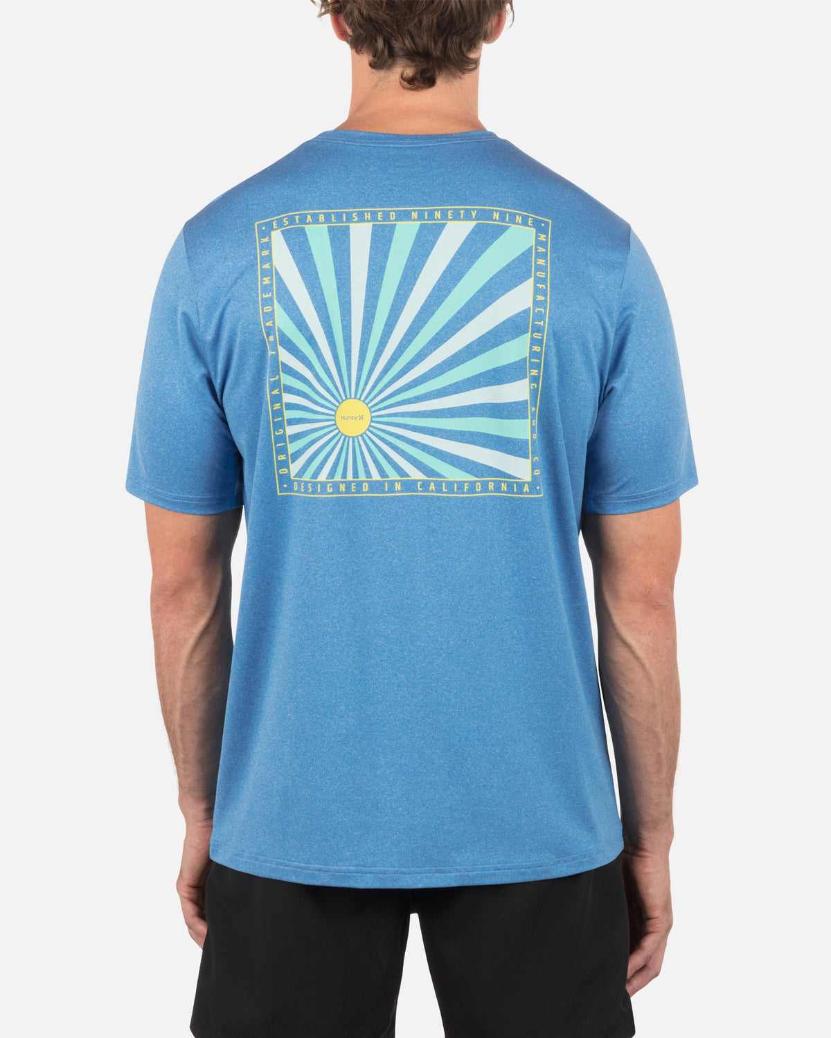 Hybrid UPF Short Sleeve in Kingdom Htr