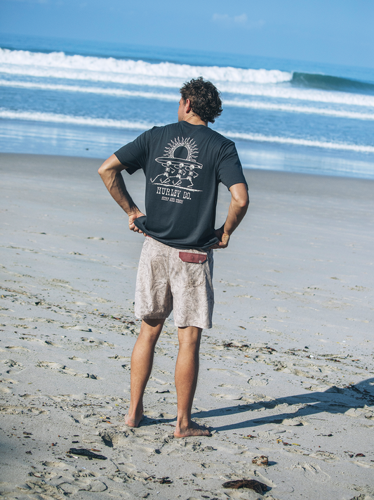Struttin Bones Short Sleeve in Dark Stone Grey