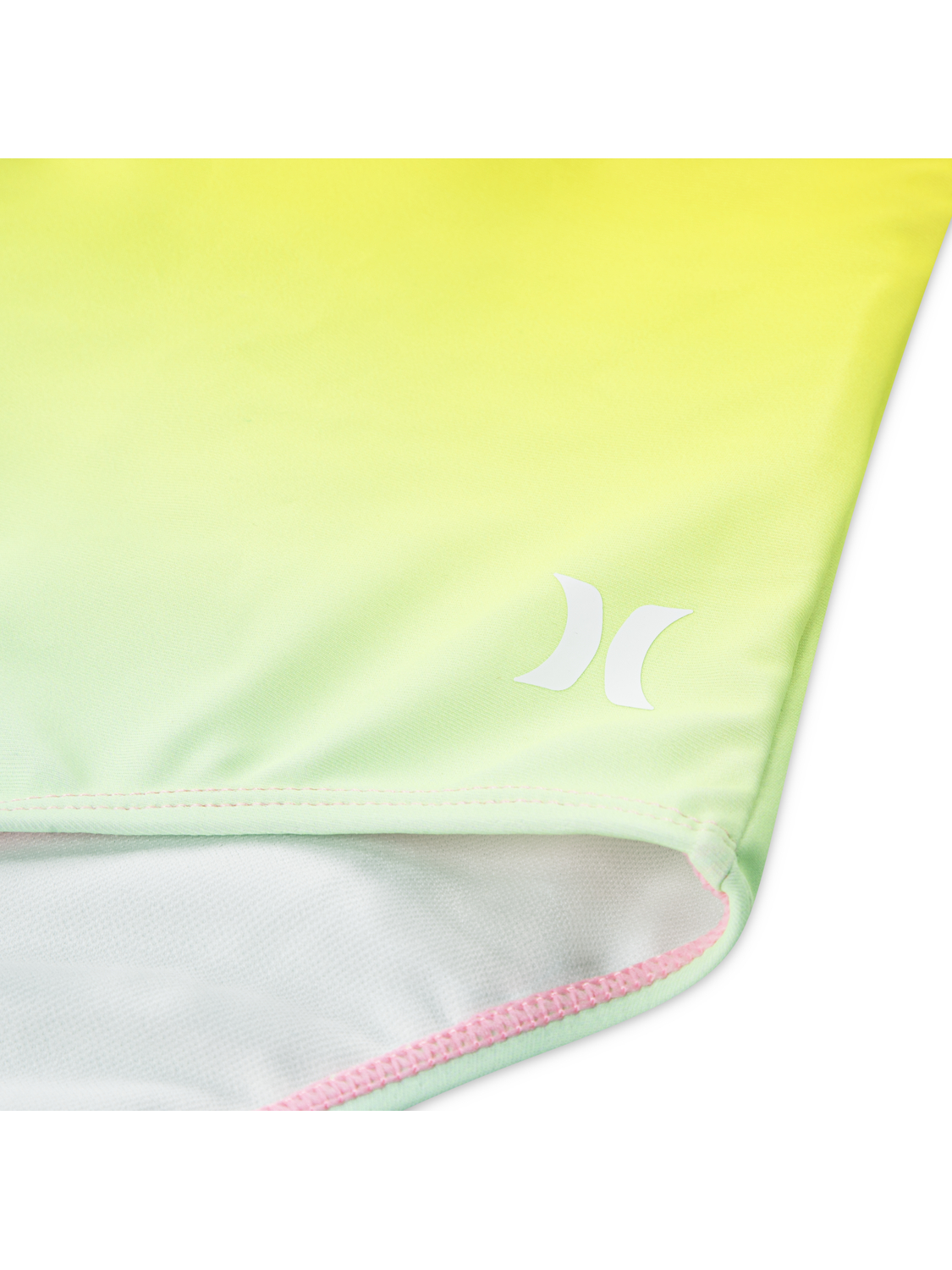 Girls' One Piece With Twist Back in Pink Flamingo