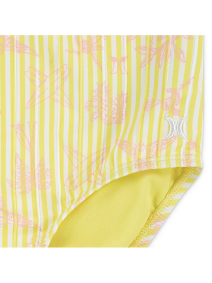 Girls' One Piece Swimsuit in Lemon Sorbet