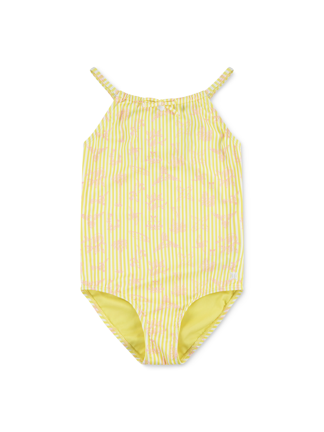 Girls' One Piece Swimsuit in Lemon Sorbet