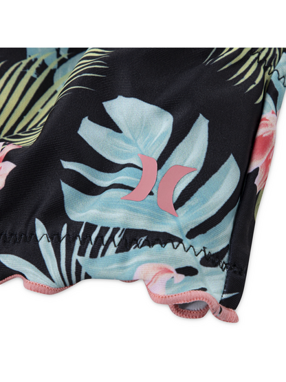 Girls' UPF50+ 2-Piece Bikini Swim Set in Black