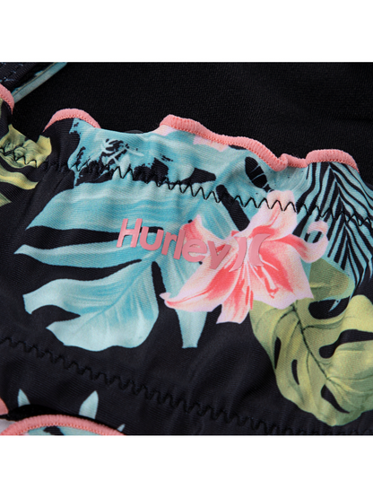 Girls' UPF50+ 2-Piece Bikini Swim Set in Black