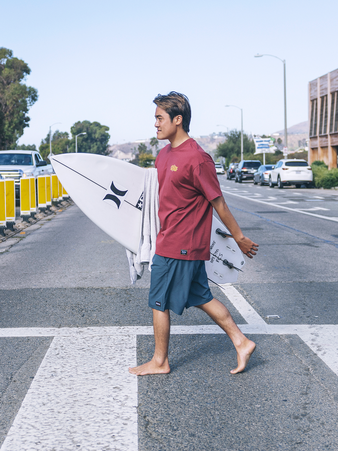Fly Short Sleeve in Cherry Crimson