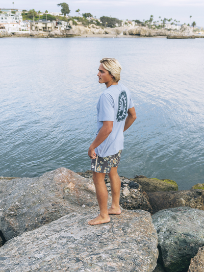 Seclusion Short Sleeve in Worker Blue