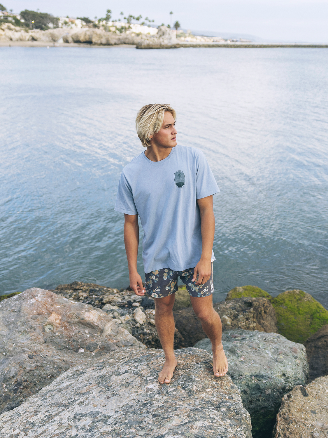Seclusion Short Sleeve in Worker Blue