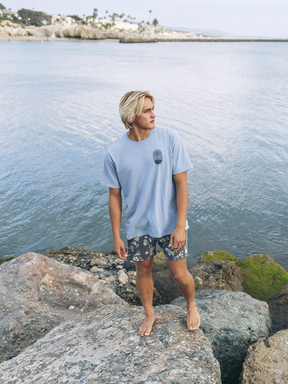 Seclusion Short Sleeve in Worker Blue