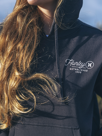 Surfbound Hoodie in Off Black