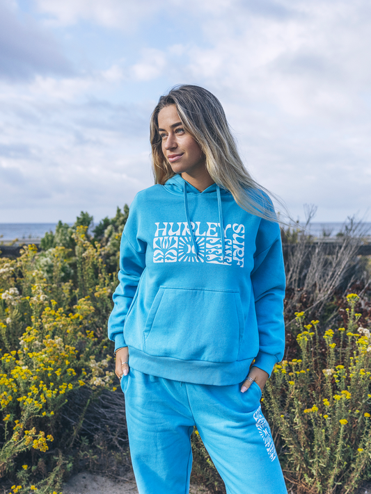 Surf Days Hoodie in Blue Moon