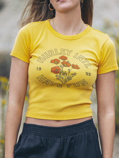 Poppy Baby Tee in Marigold