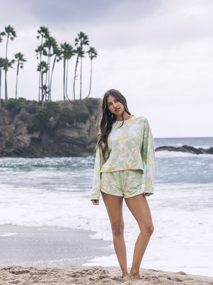 Safari Floral Short in Spray