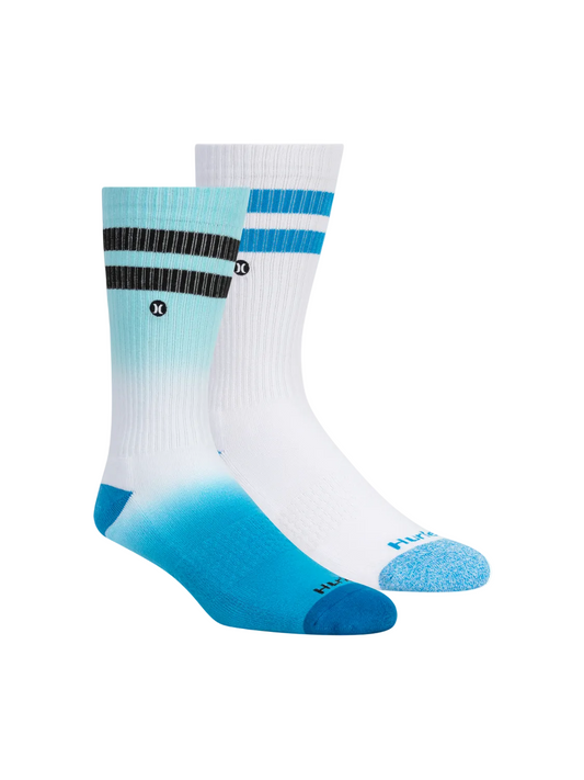 Extended Terry Crew Socks (2 Pack) in Blue