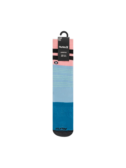 Extended Terry Crew Socks (2 Pack) in Blue