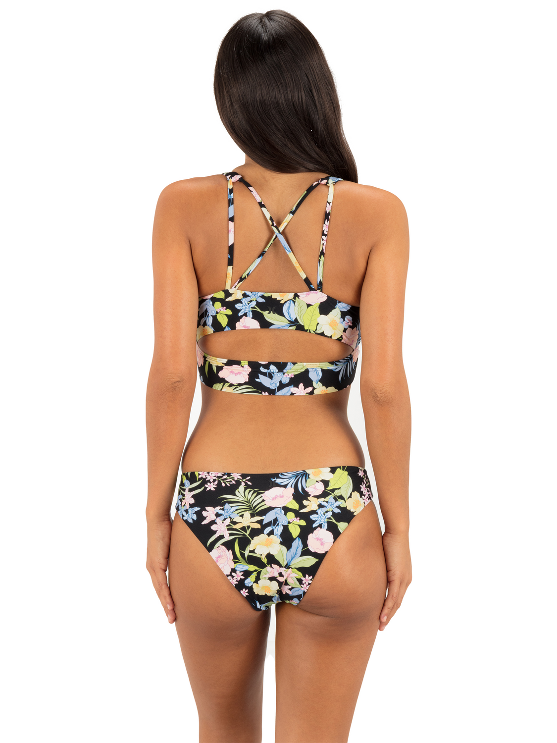 Paradiso Max Mid Rise Cheeky Bottom in Paradiso Floral