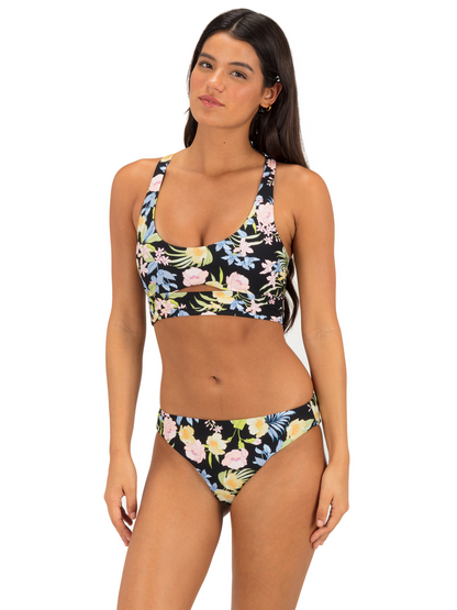 Paradiso Max Mid Rise Cheeky Bottom in Paradiso Floral