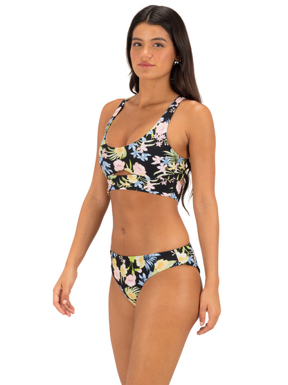 Paradiso Max Mid Rise Cheeky Bottom in Paradiso Floral