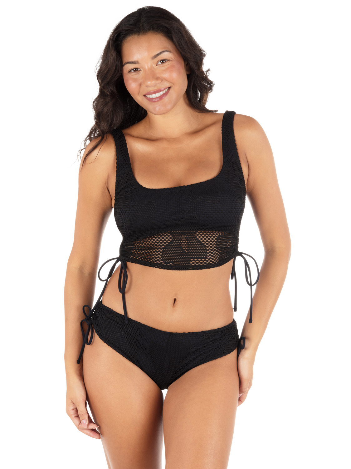 Daisy Mesh Max Solid Full Hipster in Daisy Mesh / Black