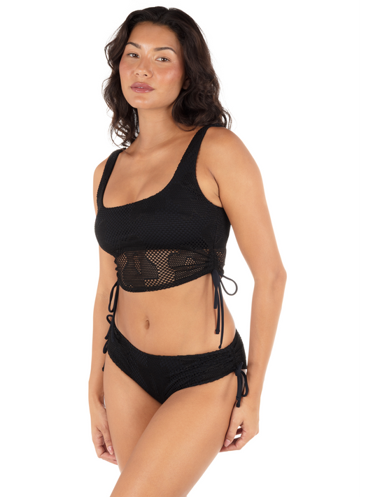 Daisy Mesh Max Solid Full Hipster in Daisy Mesh / Black