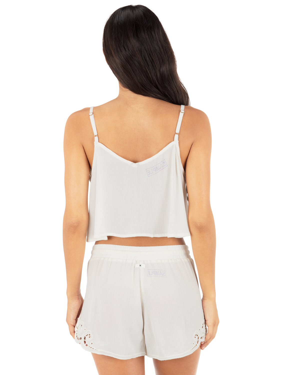 Embroidered Tank in Coconut