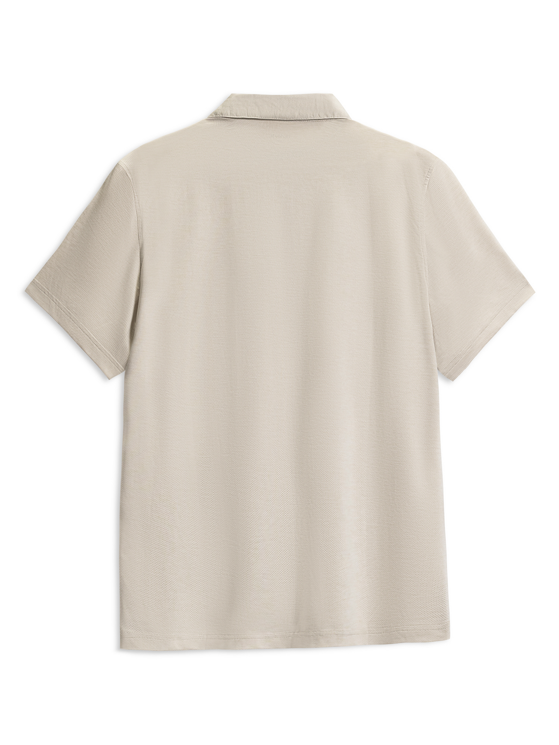 Air Mesh Pocket Polo in Bone