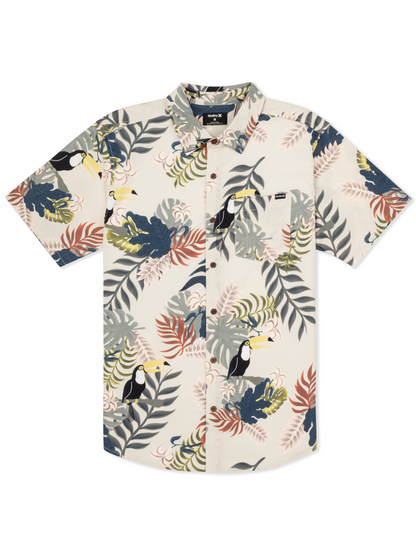 Lido Stretch Short Sleeve in Bone