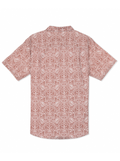 Lido Stretch Short Sleeve in Phantom Rose
