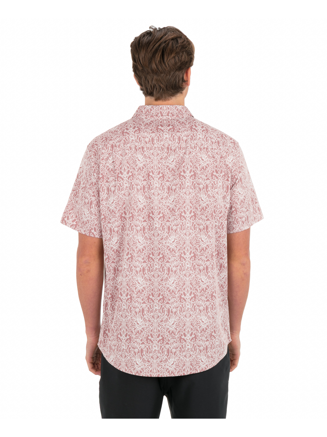 Lido Stretch Short Sleeve in Phantom Rose