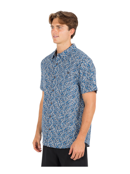 Lido Stretch Short Sleeve in Abyss