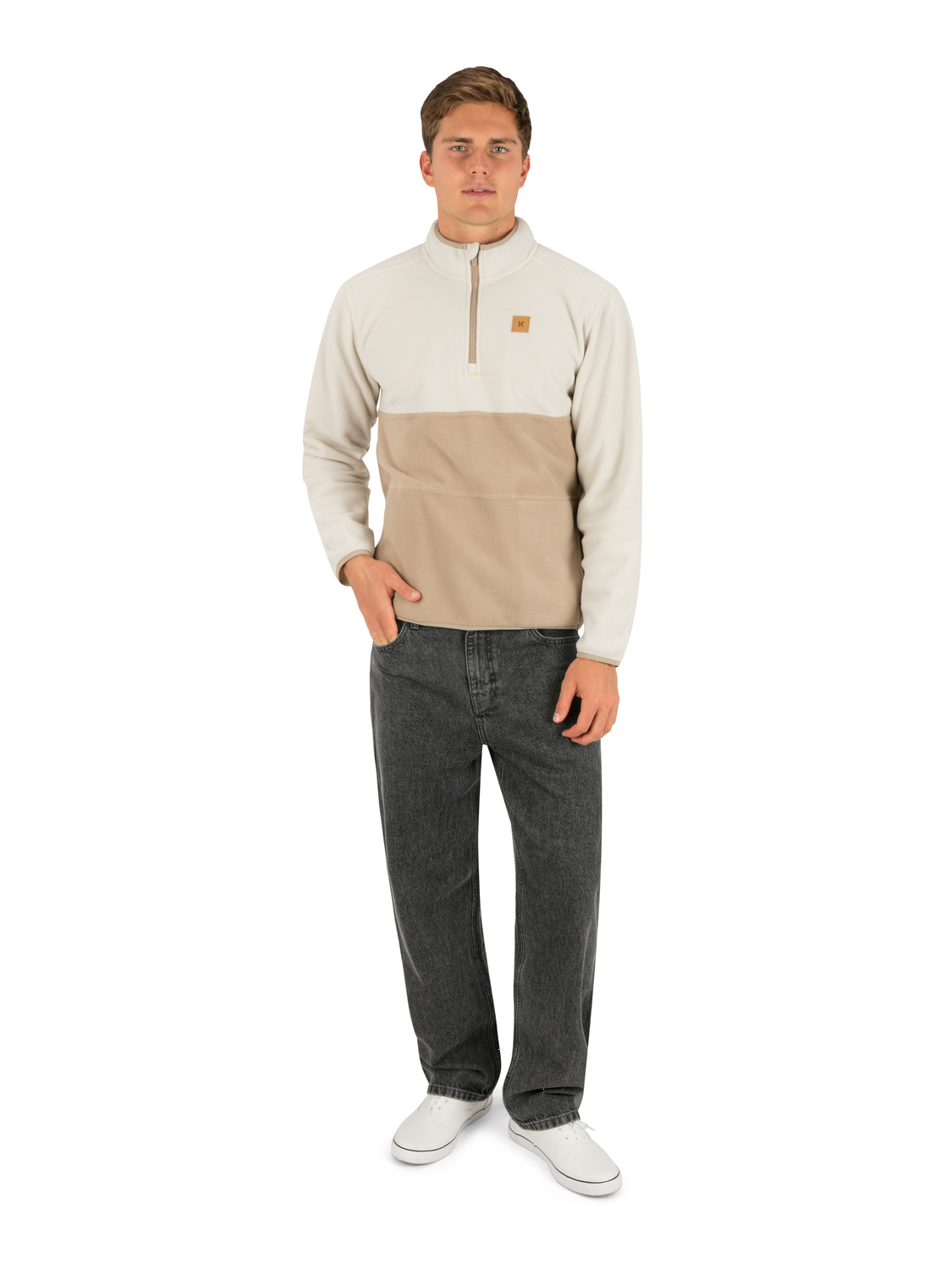 Cozypeak Quarter Zip in Bone