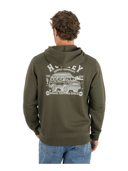 Road Trippin Pullover in Cargo