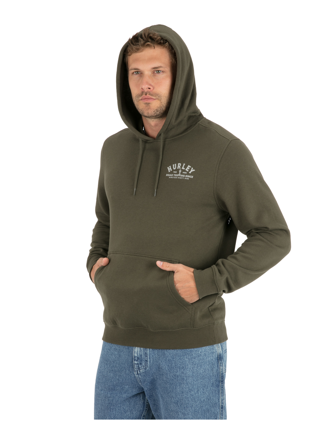 Road Trippin Pullover in Cargo