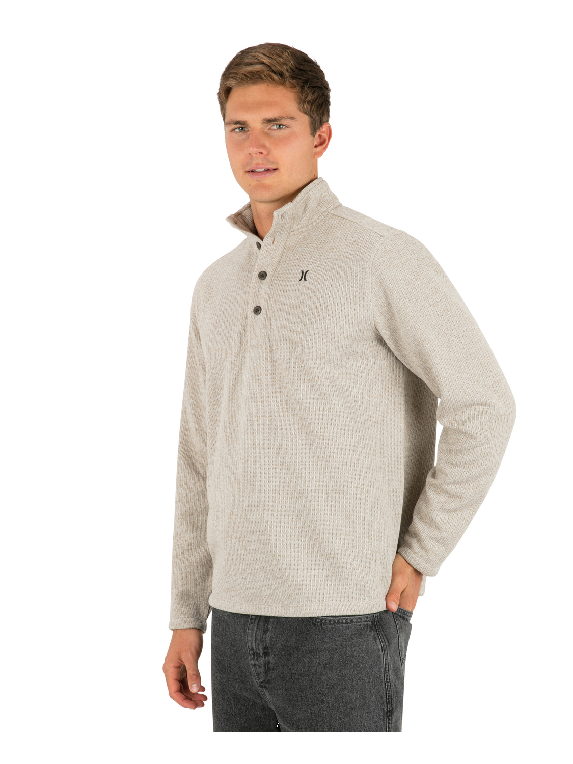 Fairmont Mock Neck in Bone