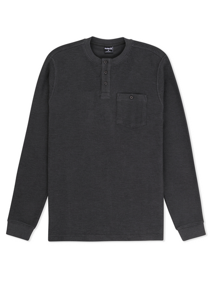 Coastal Thermal Long Sleeve in Dark Stone Grey