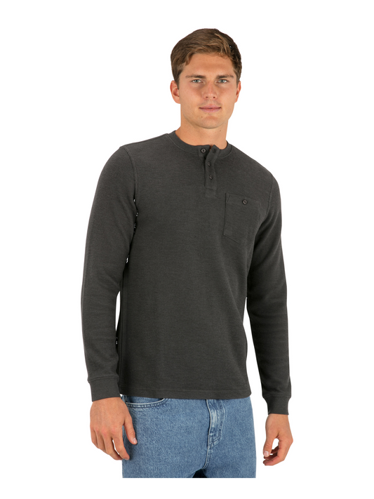 Coastal Thermal Long Sleeve in Dark Stone Grey