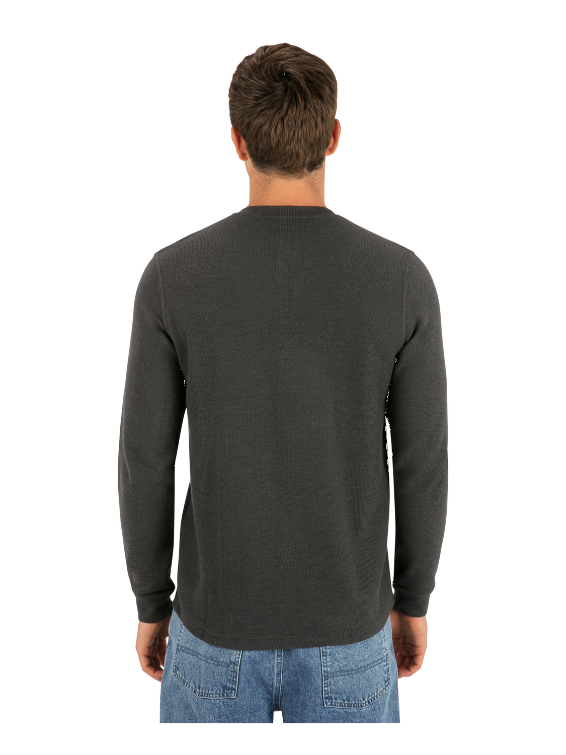 Coastal Thermal Long Sleeve in Dark Stone Grey