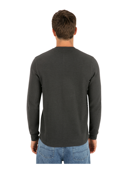 Coastal Thermal Long Sleeve in Dark Stone Grey