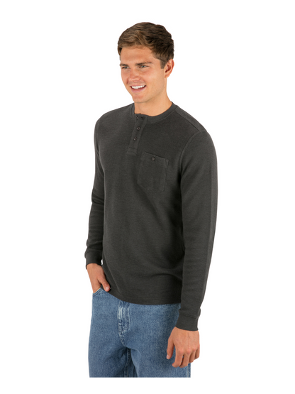 Coastal Thermal Long Sleeve in Dark Stone Grey