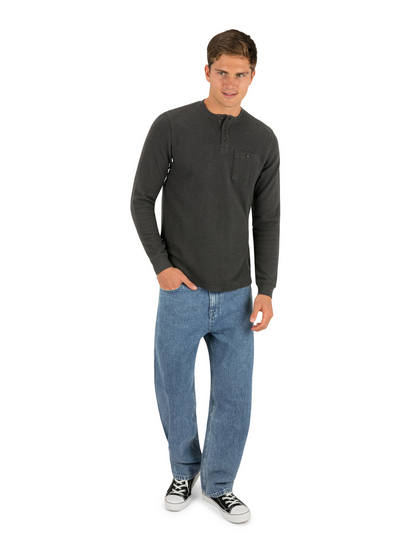 Coastal Thermal Long Sleeve in Dark Stone Grey
