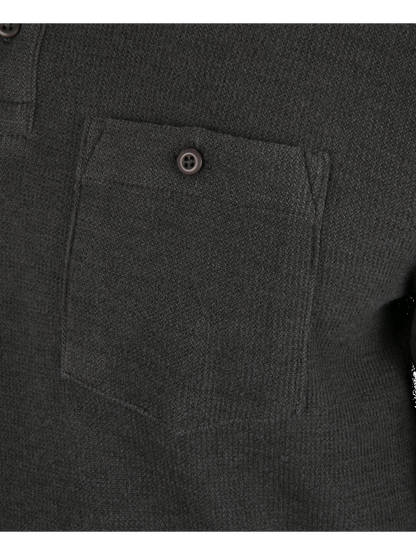 Coastal Thermal Long Sleeve in Dark Stone Grey