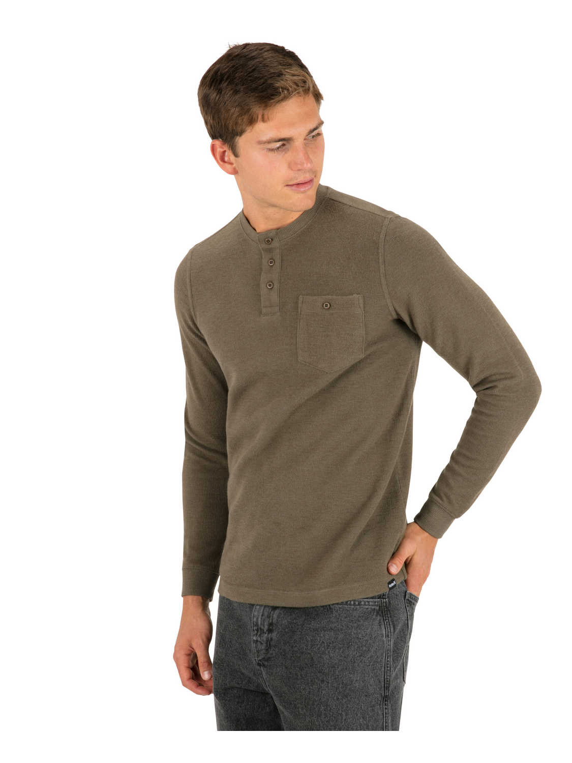 Coastal Thermal Long Sleeve in Olive