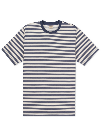 Hurley x Mikey DeTemple Heritage Stripe Short Sleeve in Monsoon